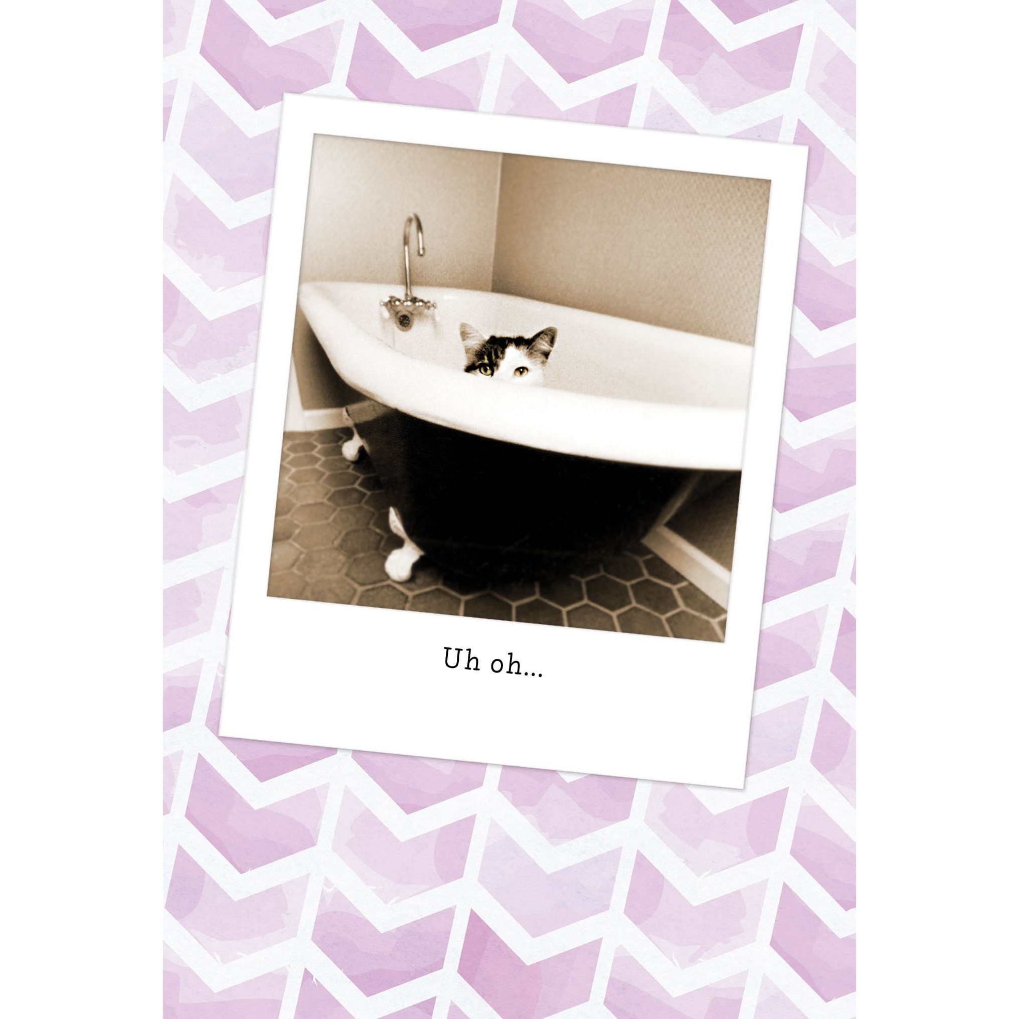 Cat in Bathtub Birthday Card - Cardmore