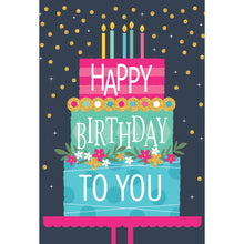 Neon Birthday Cake Birthday Card - Cardmore
