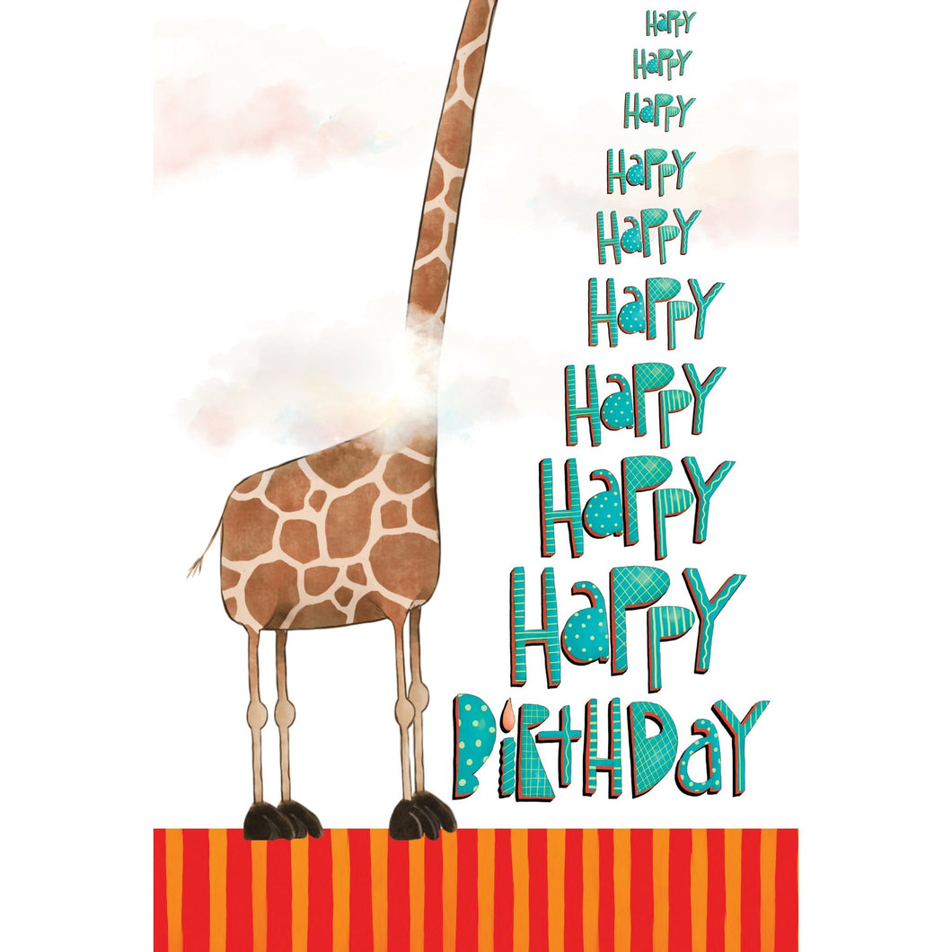 Giraffe Birthday Card - Cardmore