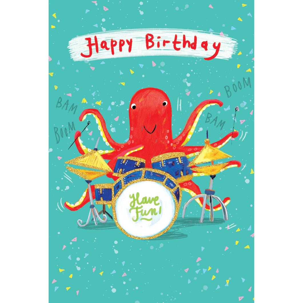Octopus Birthday Card - Cardmore