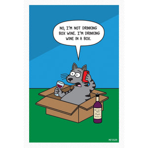 Wine in a Box Birthday Card Funny - Cardmore