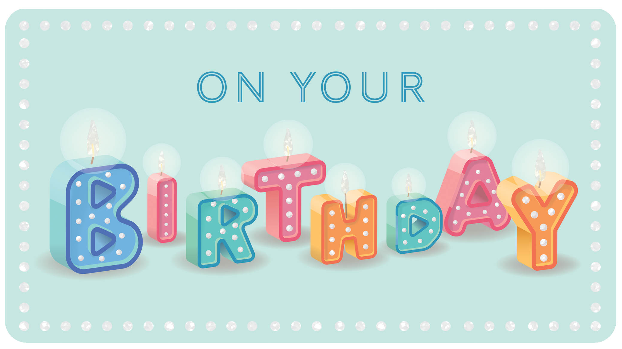 Birthday Letters Birthday Money Card - Cardmore