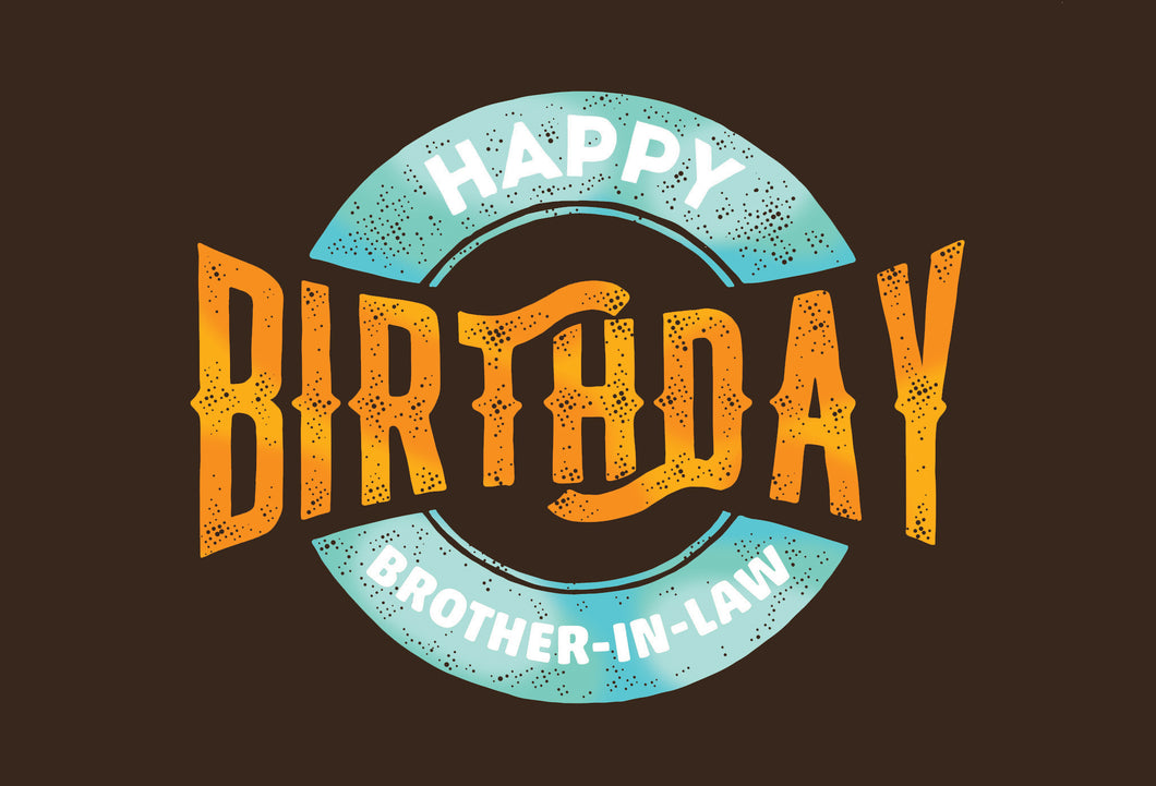 Birthday Brother In Law Card - Cardmore