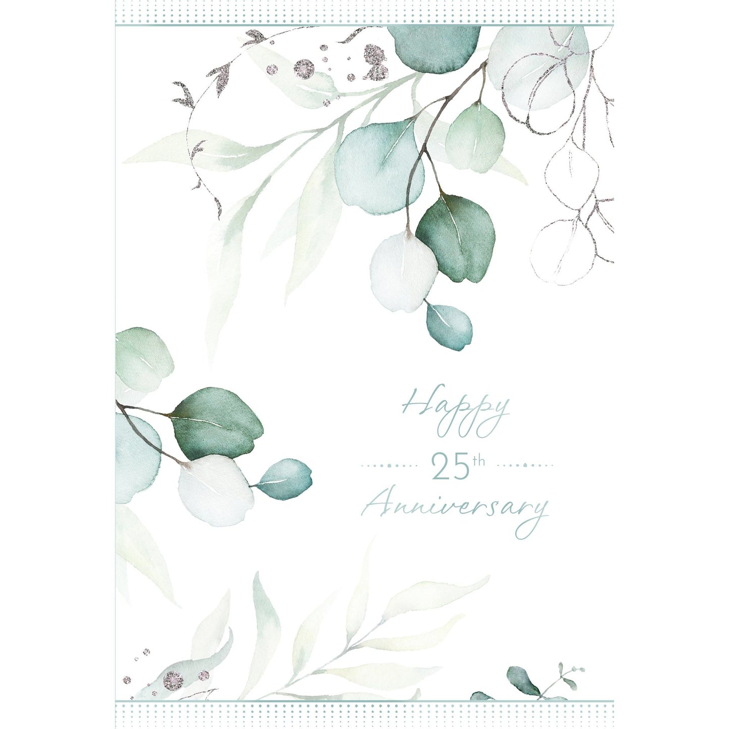 Pale Branches 25th Anniversary Card - Cardmore
