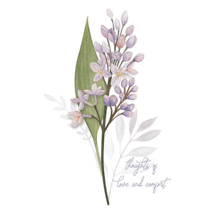 Bloom Branch Sympathy Card - Cardmore
