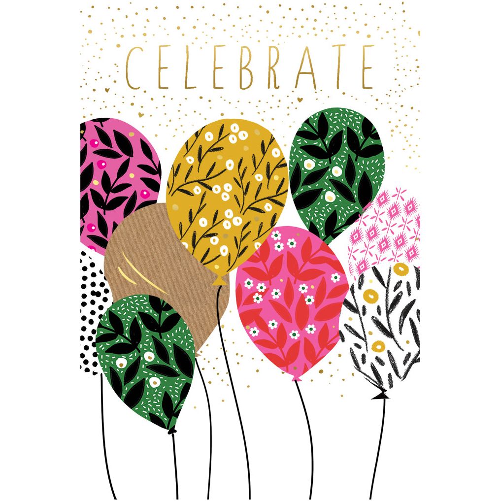 Bunch Of Balloons Birthday Card Sara Miller From Us