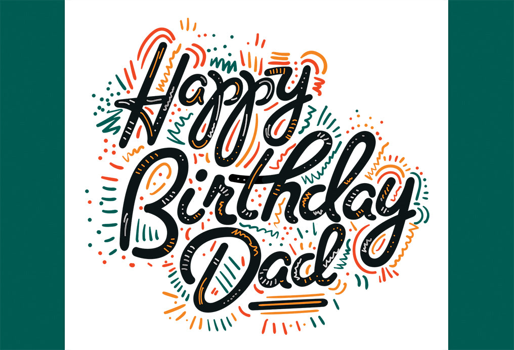 Dad Birthday Script Birthday Father Card