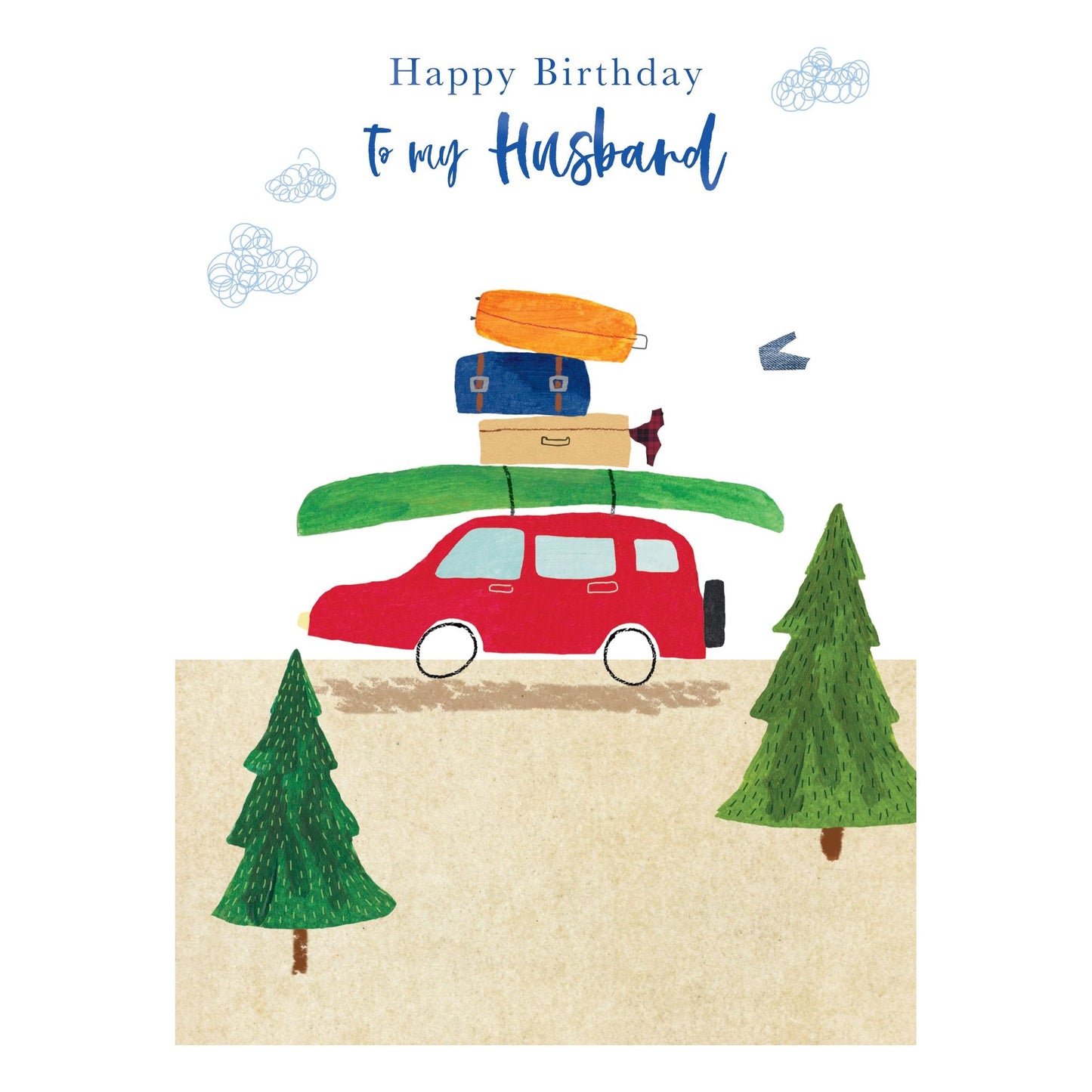 Road Trip Birthday Husband Card