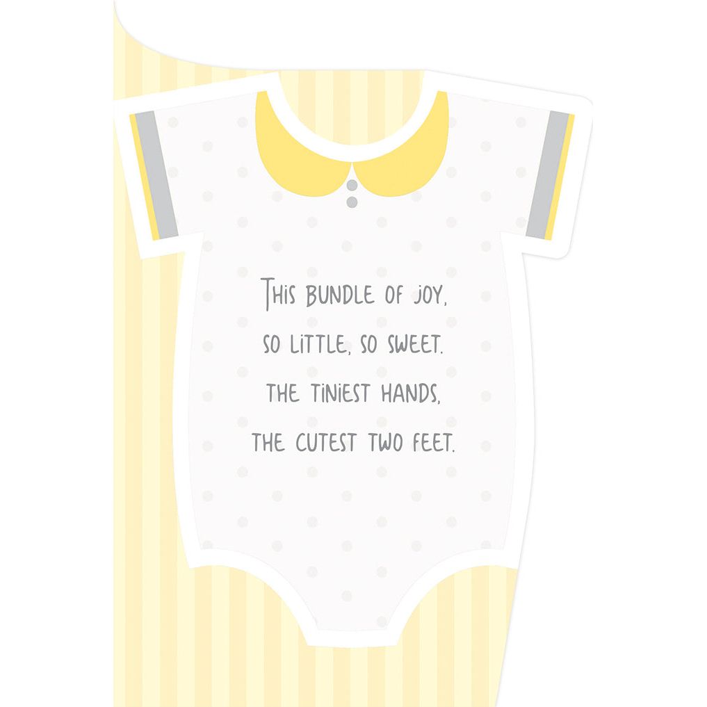 Baby Onesie Baby Card