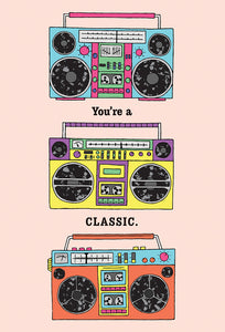 Boomboxes Birthday Card