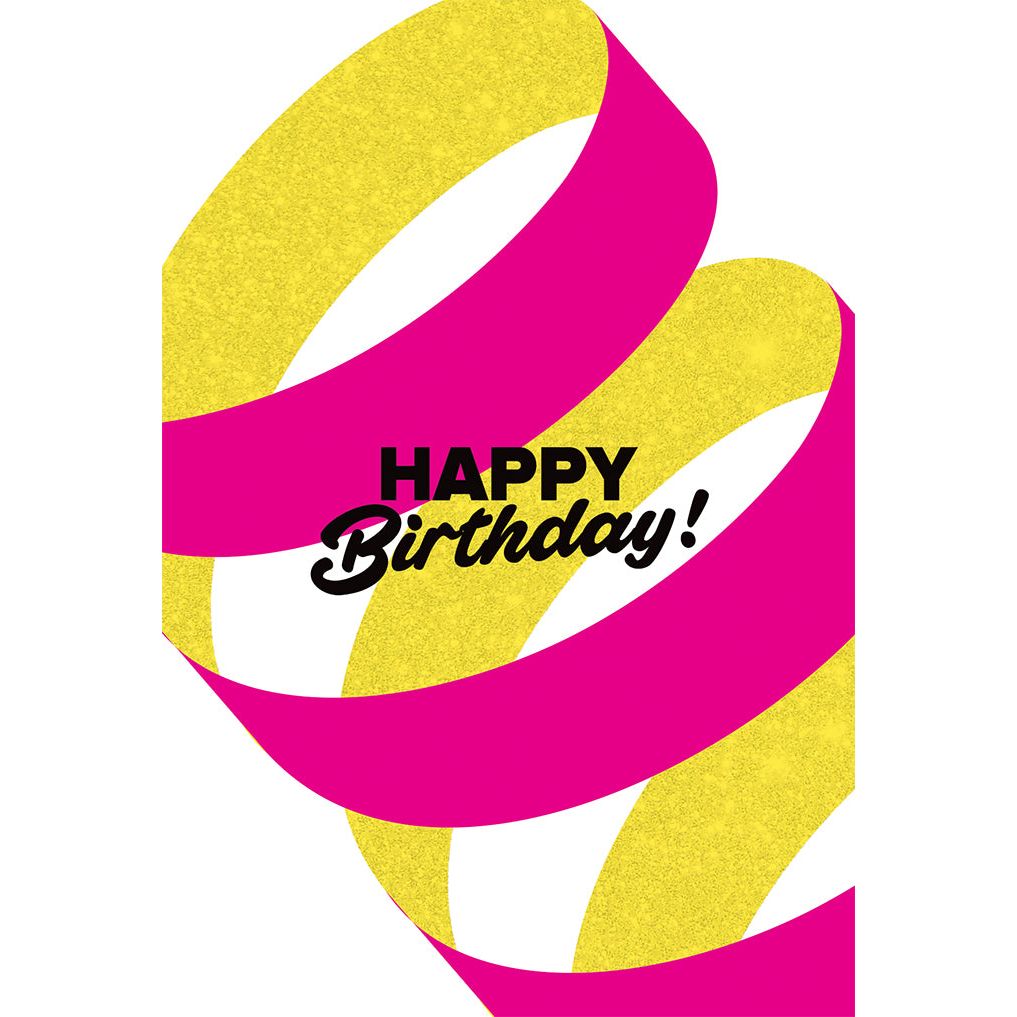 Ribbon Birthday Card