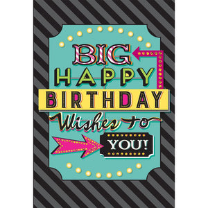 Big Birthday Wishes Birthday Card