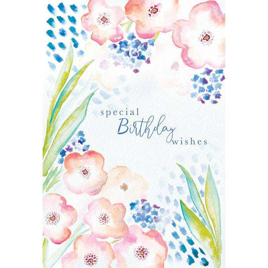 Pictura Bloom Happy Birthday To You birthday card with colorful floral design and cheerful greeting for special occasions