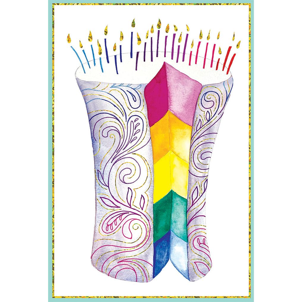 Tall Birthday Cake Birthday Card