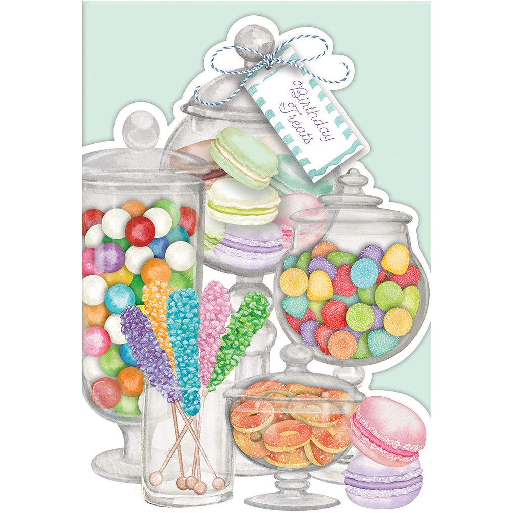 Candy Jars Birthday Card Sienna's Garden