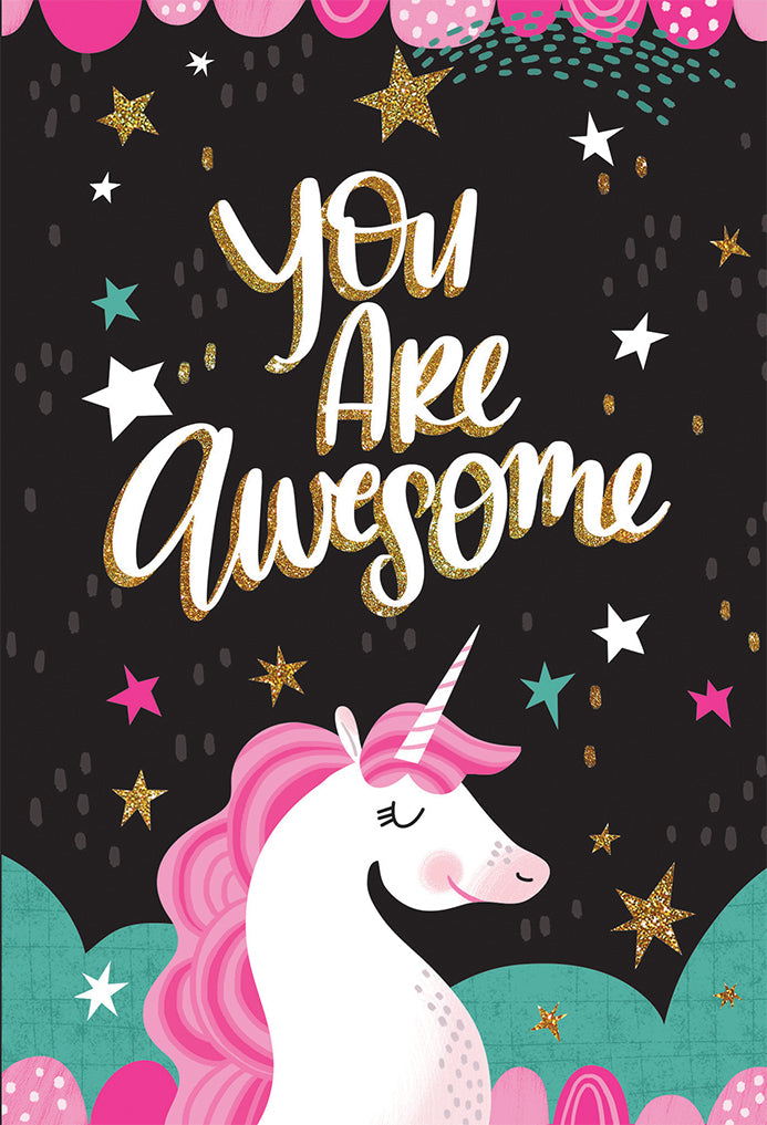 Awesome Unicorn Birthday Card