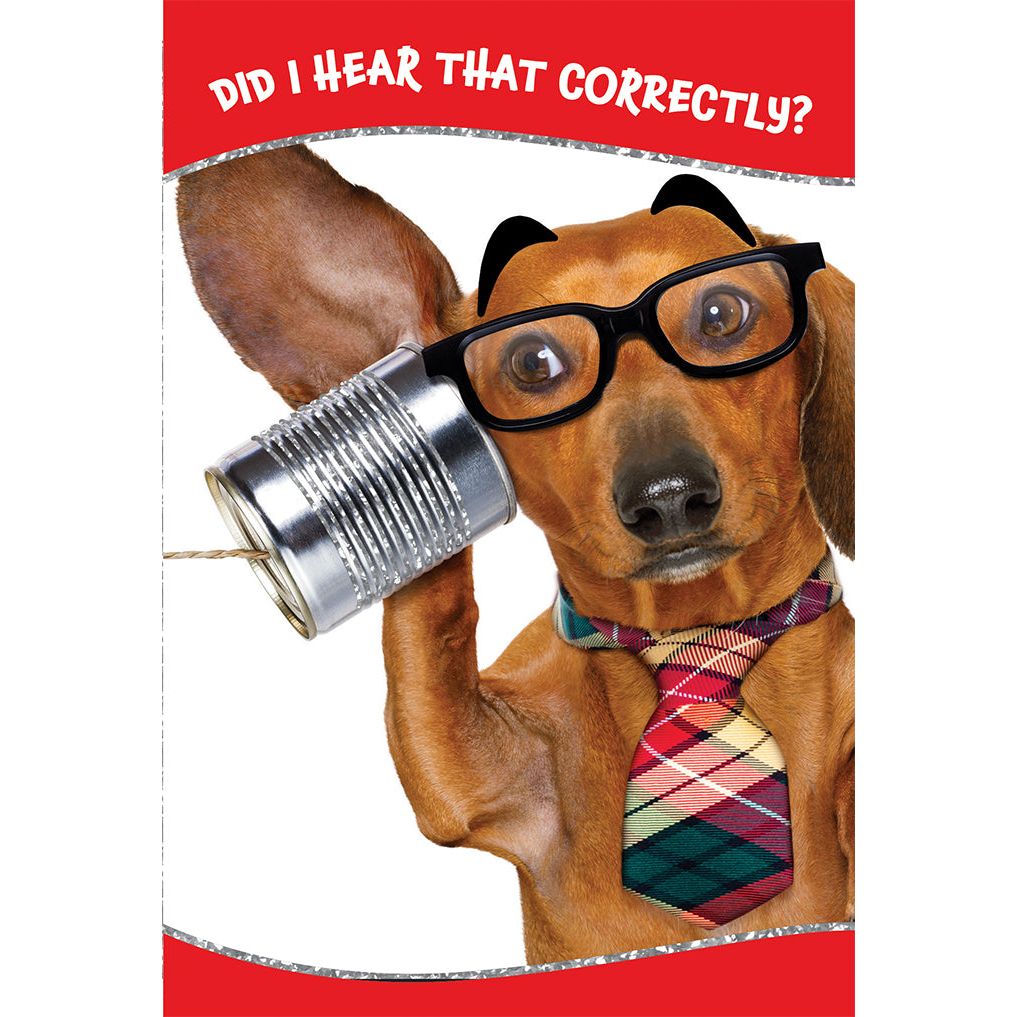 Dog Can Phone Birthday Card