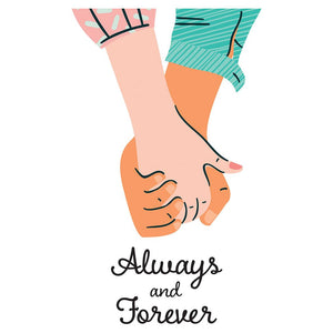 Holding Hands Anniversary Card