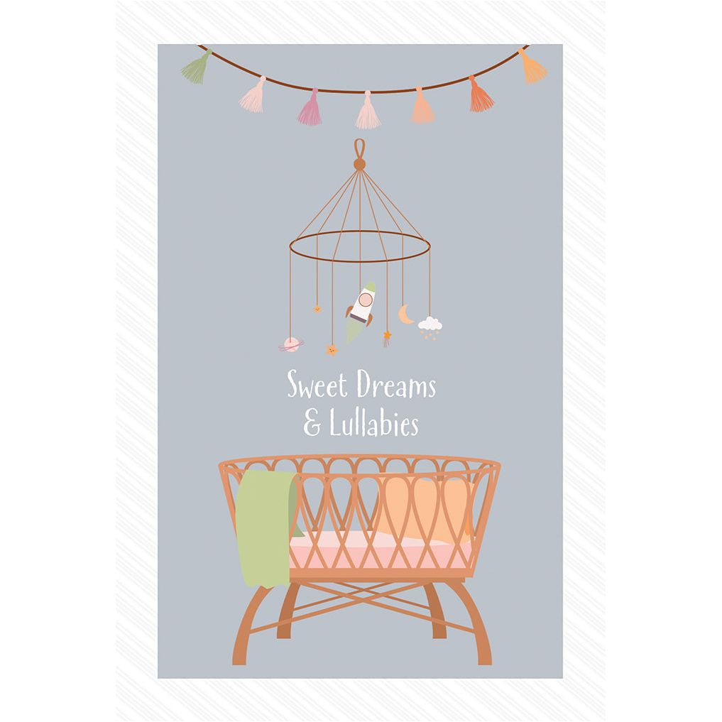 Bassinet Baby Card