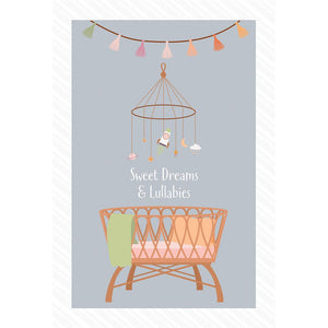 Bassinet Baby Card