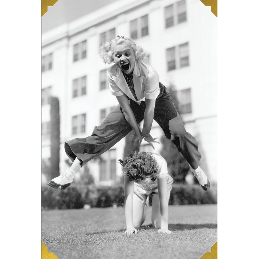 Leapfrog Funny Birthday Card