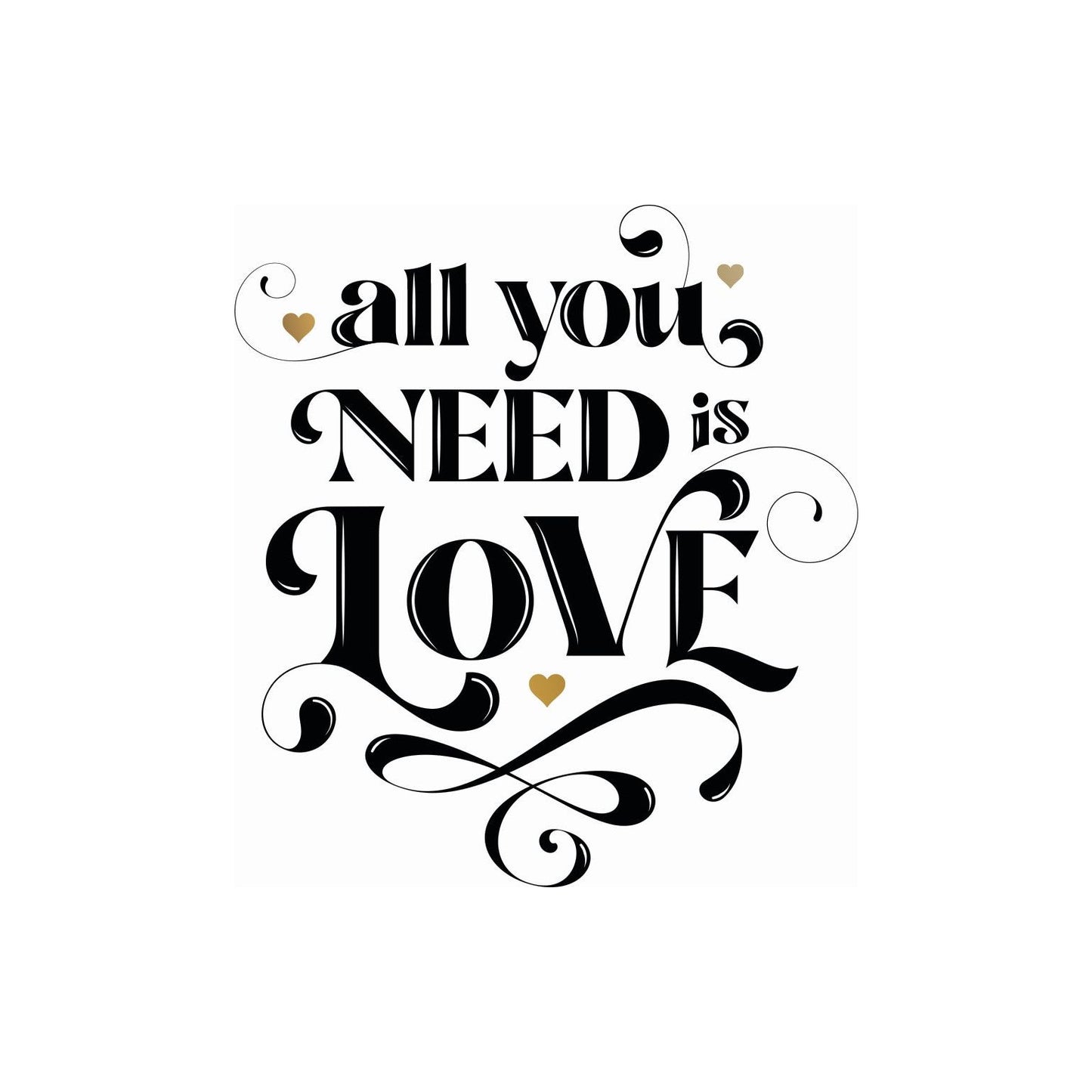 All You Need Is Love Birthday Card FMTY - Cardmore