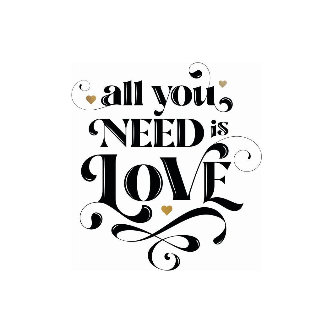 All You Need Is Love Birthday Card FMTY - Cardmore
