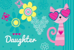 Purr-fect Valentine's Card Daughter - Cardmore