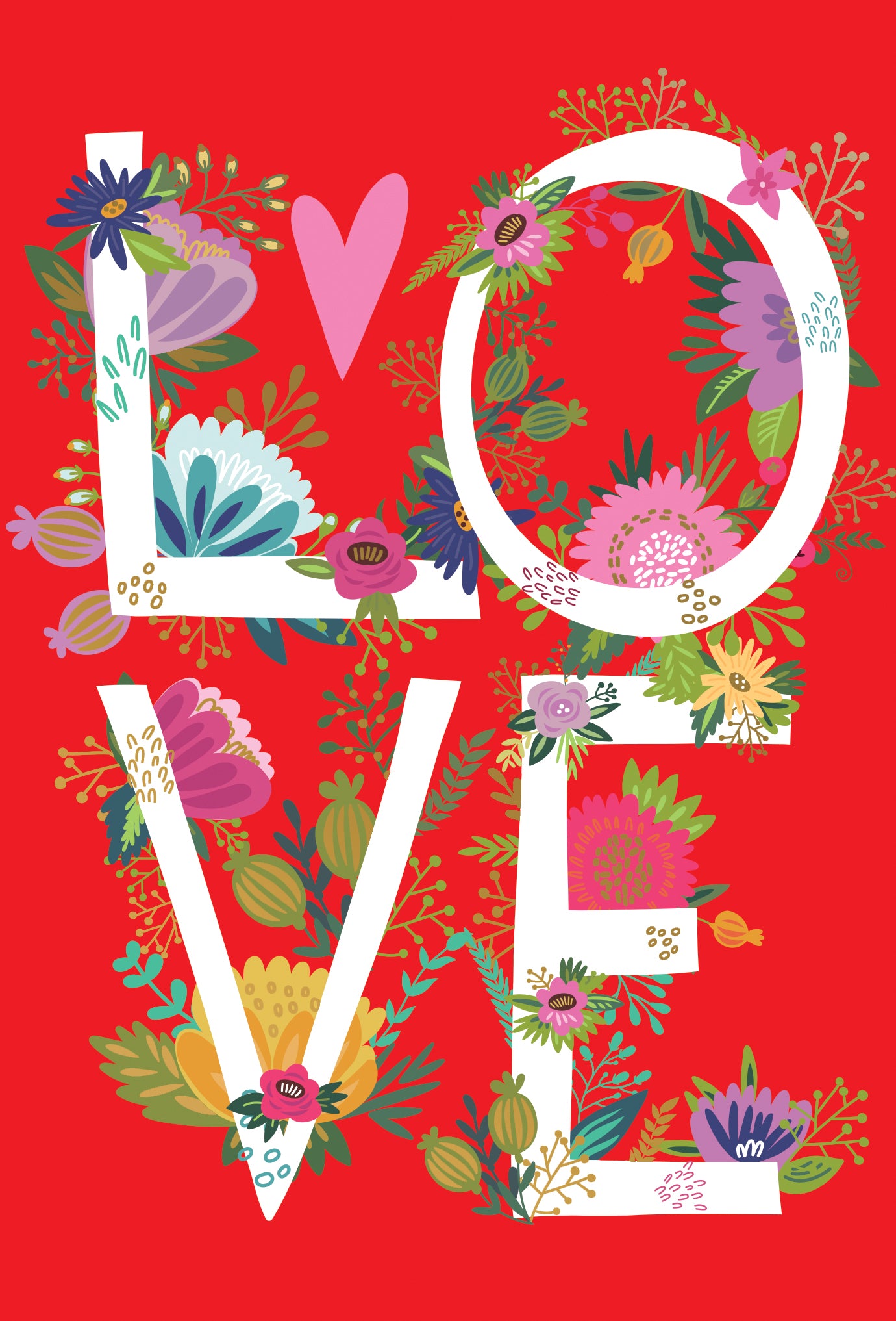 Garden Of Love Valentine's Day Card