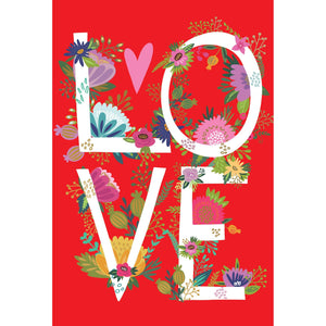 Garden Of Love Valentine's Card