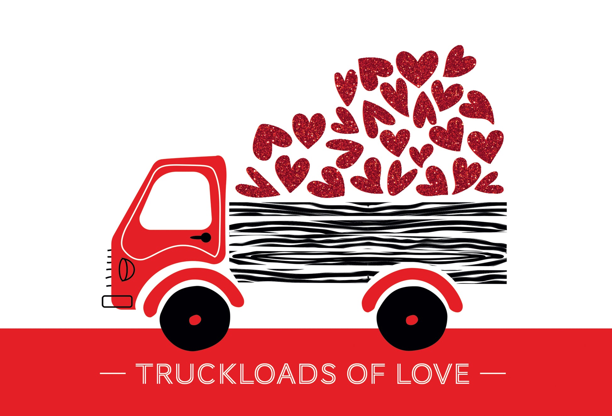 Heart Trucks Valentine's Card - Cardmore