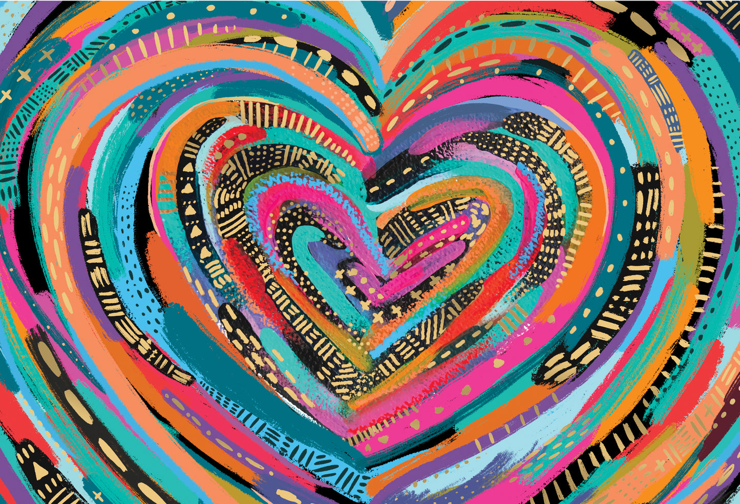 Art Heart Valentine's Card - Cardmore