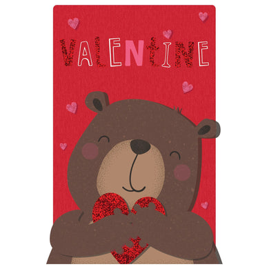 Beary Much Valentine's Card