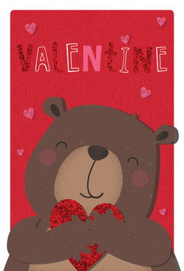 Beary Much Valentine's Card