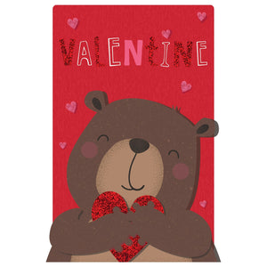 Beary Much Valentine's Card