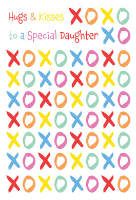 XOXO Valentine's Card Daughter