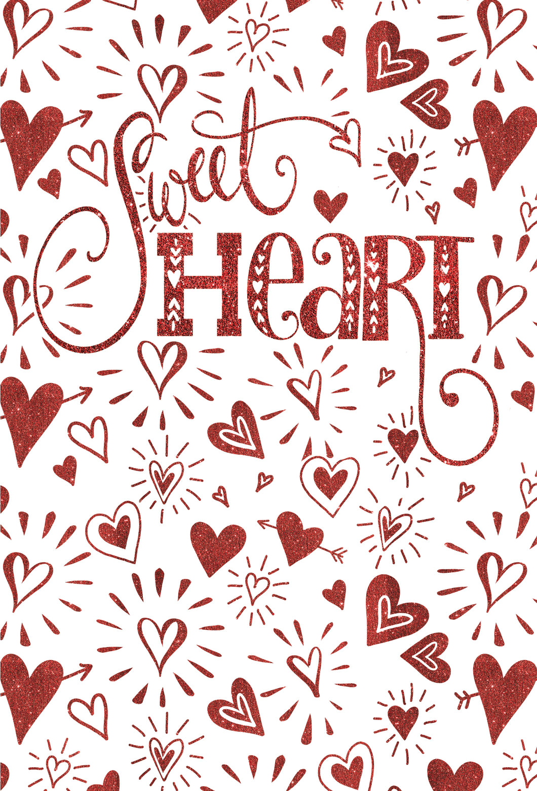 Sweet Heart Valentine's Card Granddaughter