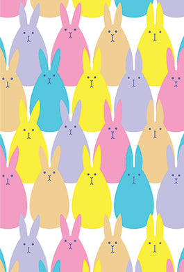 Easter Card Easter Bunny Peeps Pattern - Cardmore