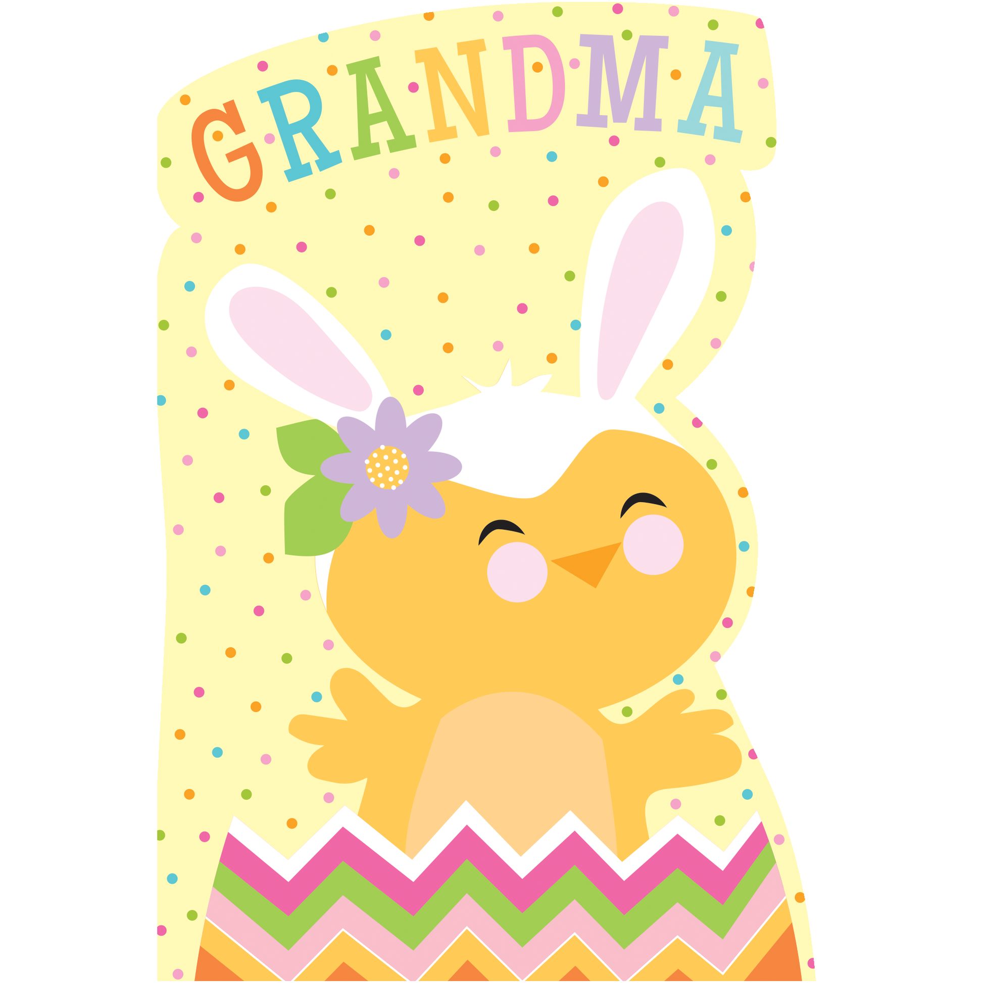 Easter Card Grandma Chick in Egg - Cardmore