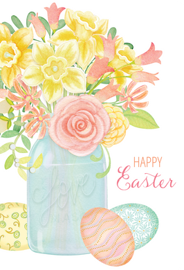 Easter Mason Jar Easter Card - Cardmore