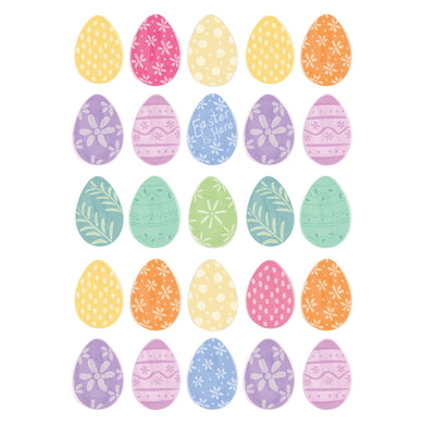Rainbow Eggs Easter Card