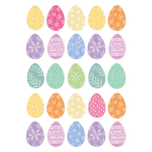 Rainbow Eggs Easter Card