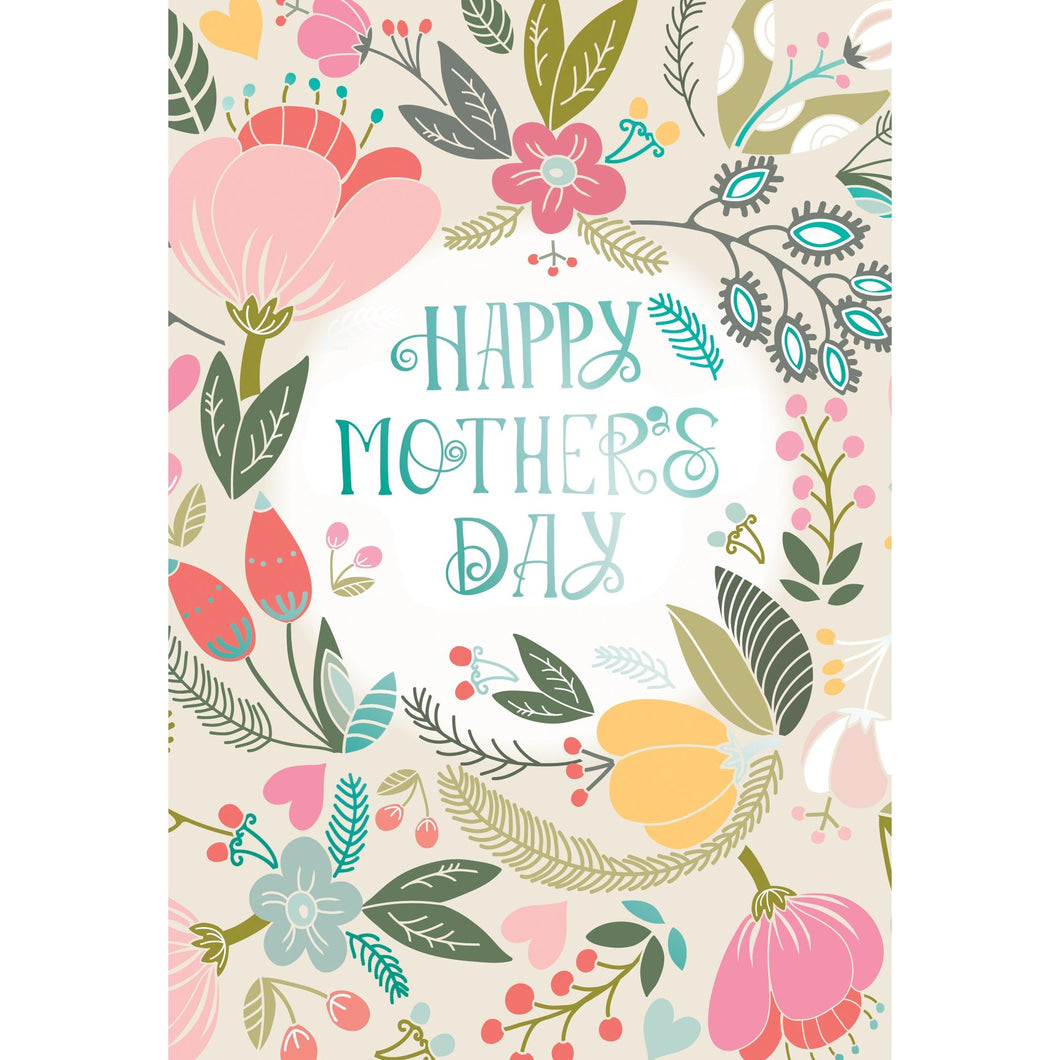Circular Patterns Mother's Day Card