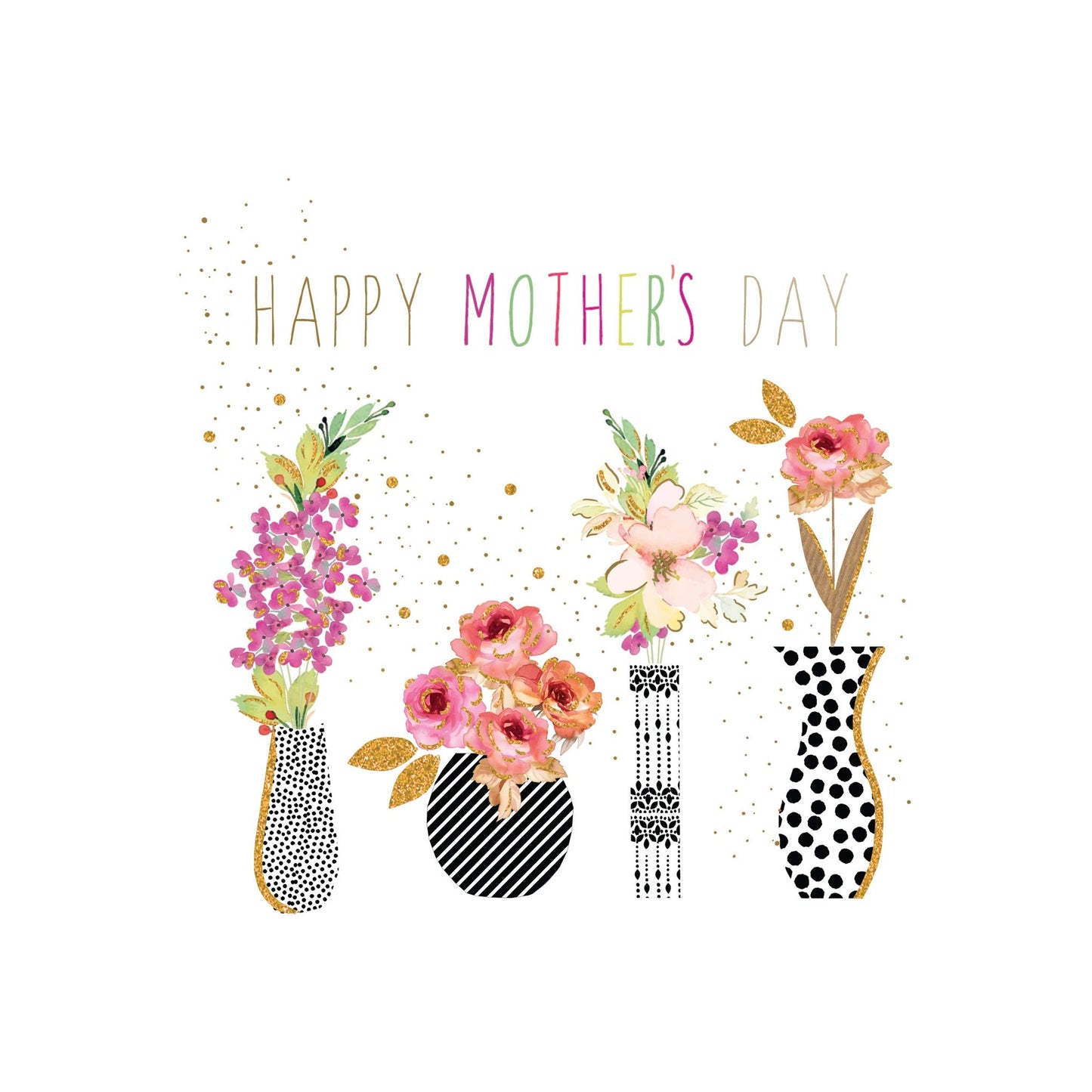 Flower Vases Mother's Day Card From Us Sara Miller