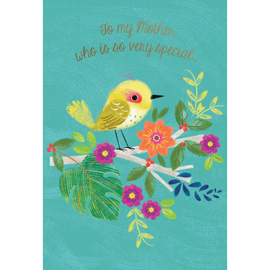 Yellow Birdie Mother's Day Card - Cardmore