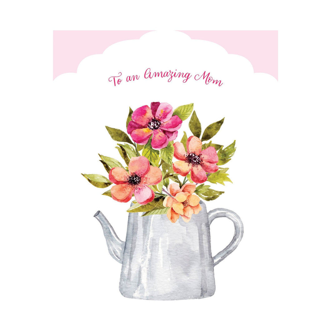 Pink Flower Can Mother's Day Card - Cardmore