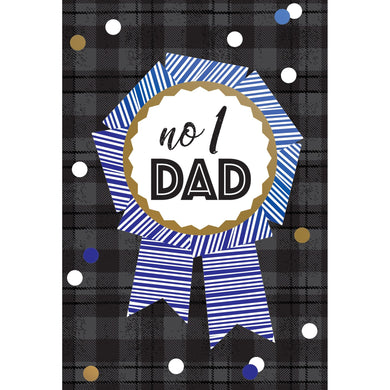 Number 1 Dad Father's Day Card - Cardmore