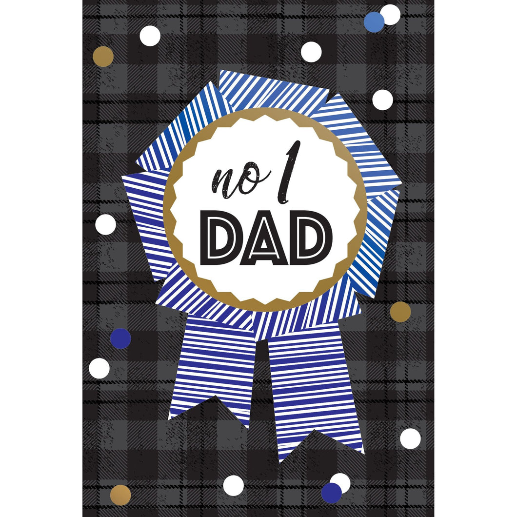 Number 1 Dad Father's Day Card - Cardmore