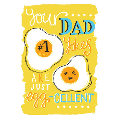 Egg-cellent Father's Day Card