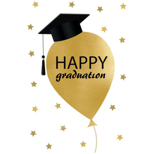 Graduation Card Golden balloon - Cardmore